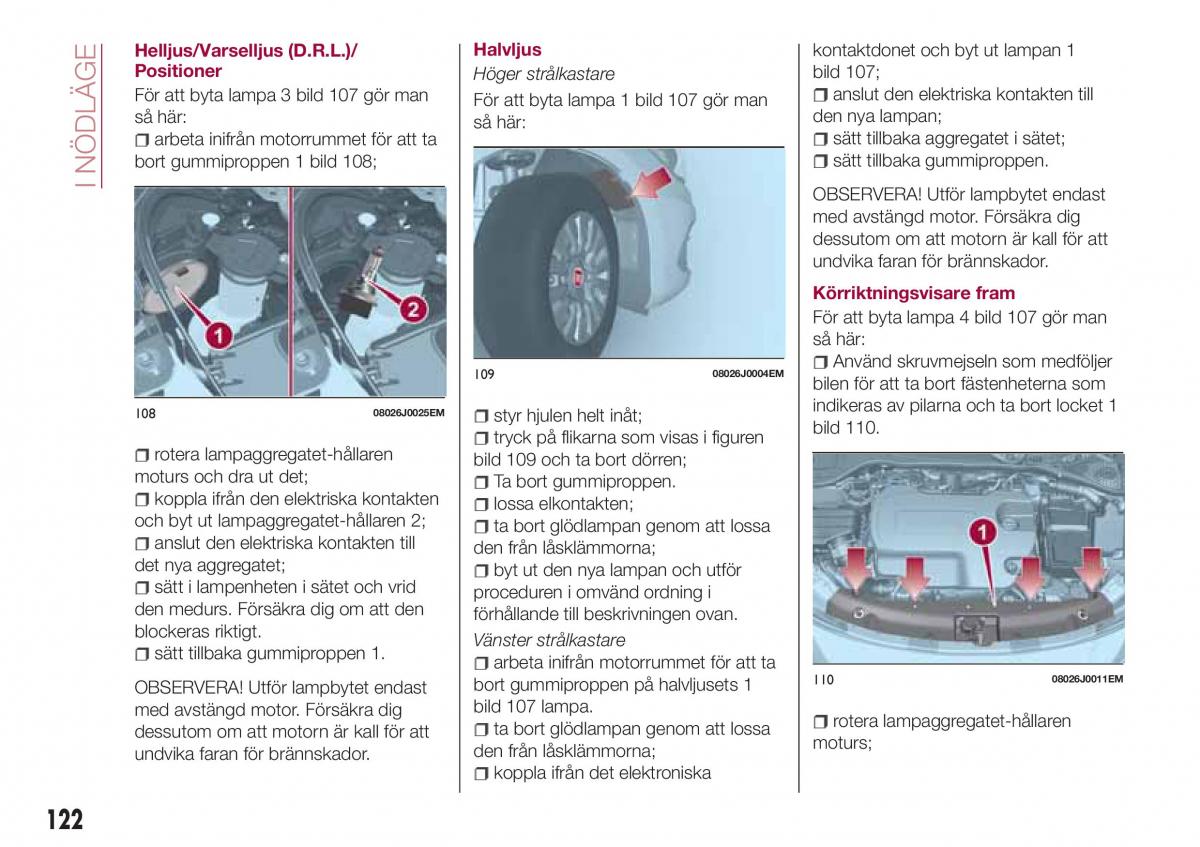 Fiat Tipo combi instruktionsbok / page 124