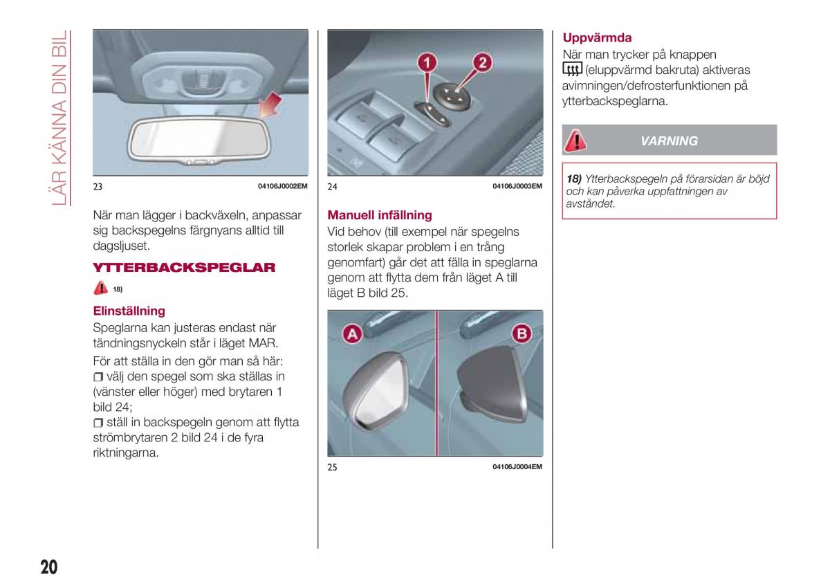 Fiat Tipo combi instruktionsbok / page 22