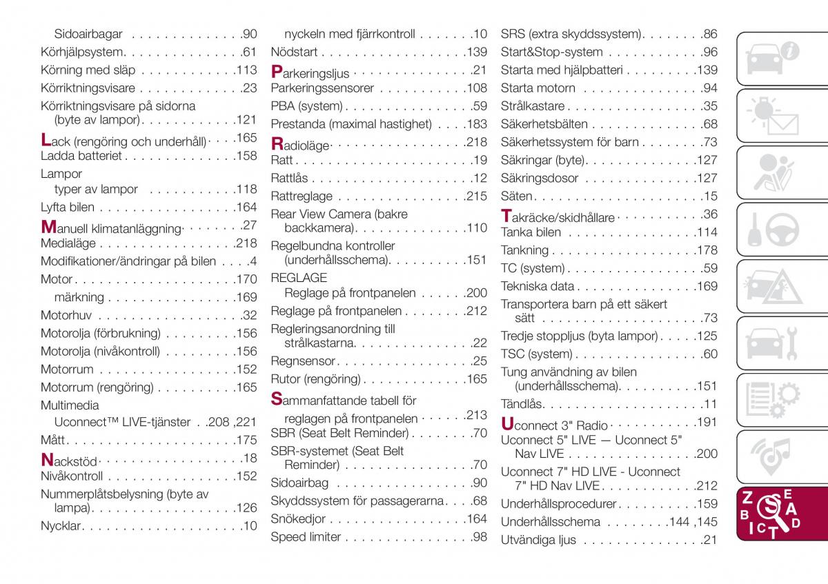 Fiat Tipo combi instruktionsbok / page 233