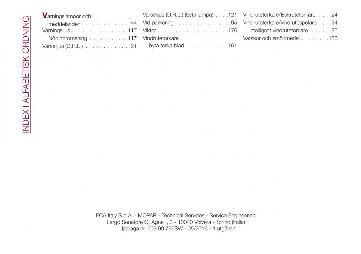 Fiat Tipo combi instruktionsbok / page 234