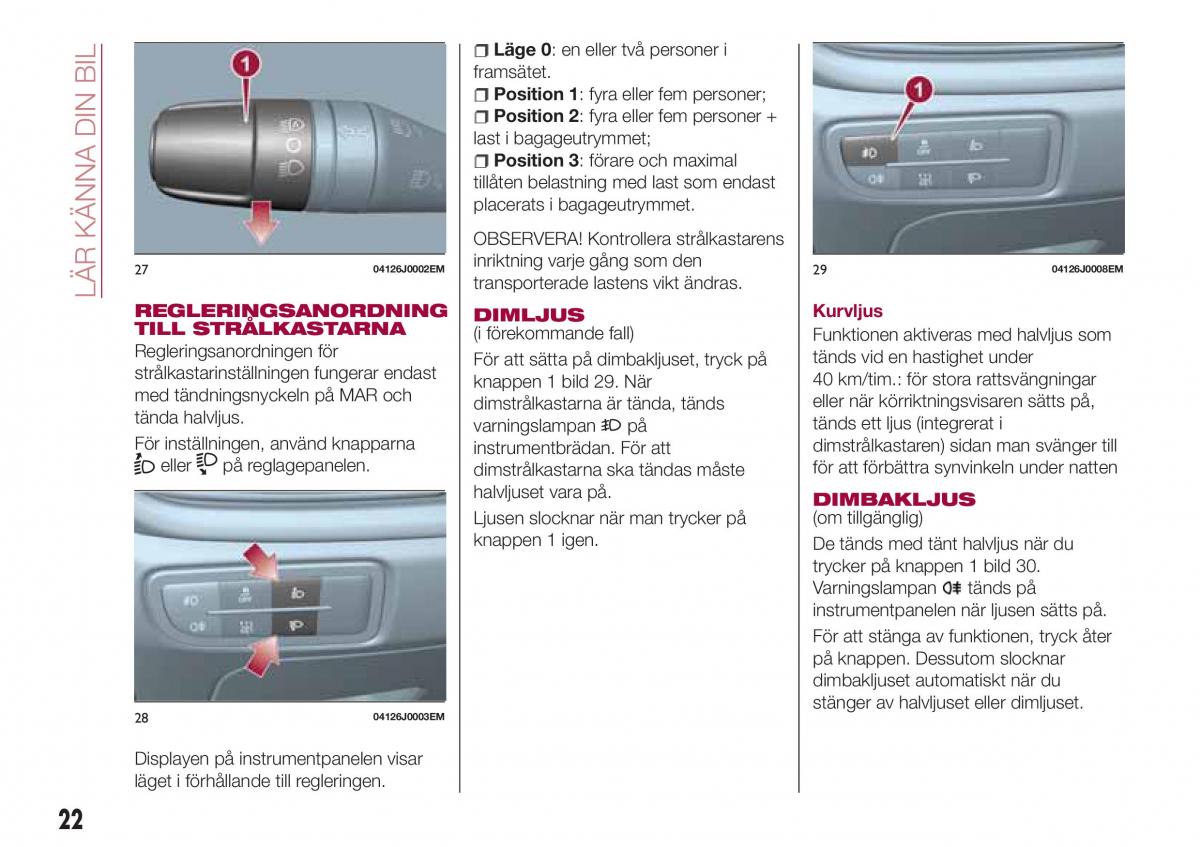 Fiat Tipo combi instruktionsbok / page 24