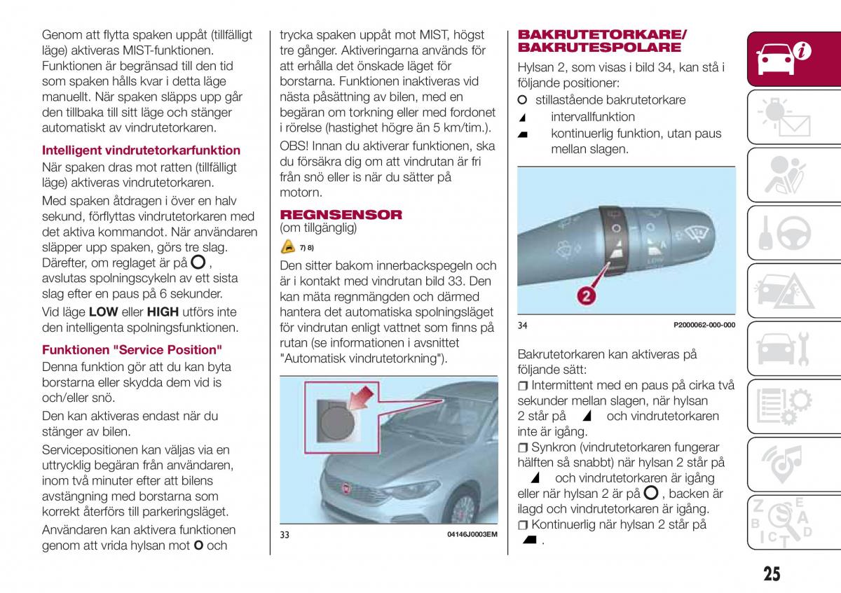 Fiat Tipo combi instruktionsbok / page 27