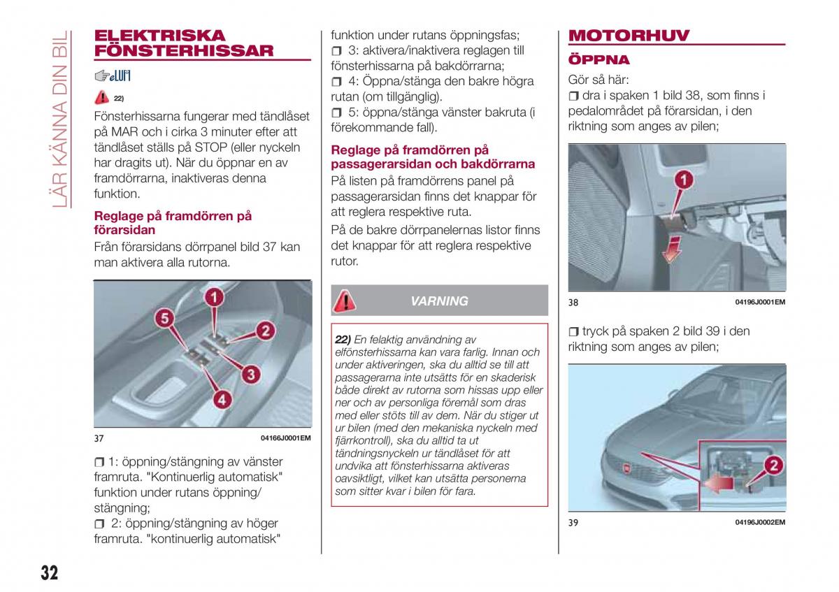 Fiat Tipo combi instruktionsbok / page 34