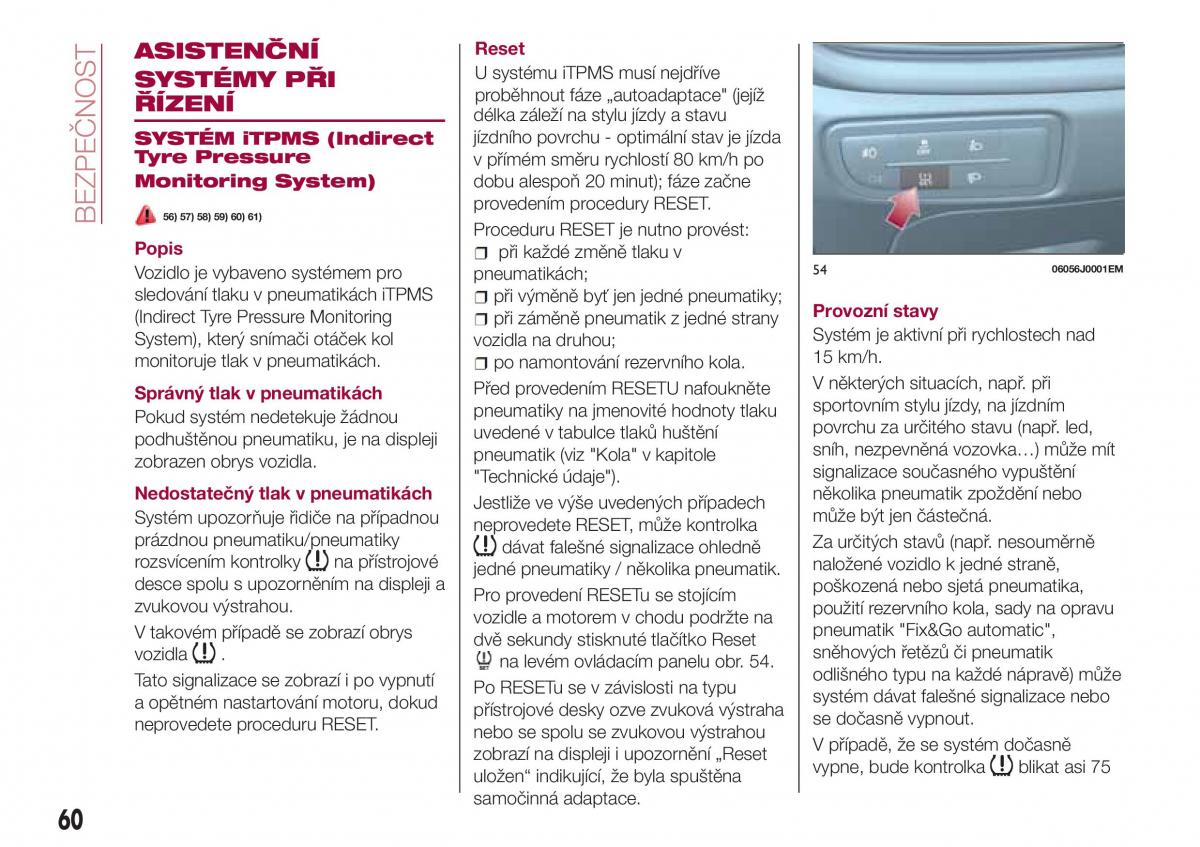 Fiat Tipo sedan navod k obsludze / page 62