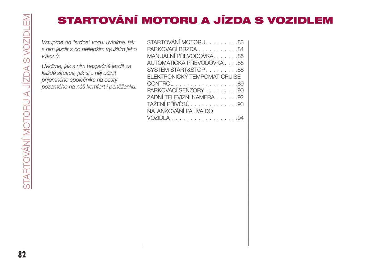 Fiat Tipo sedan navod k obsludze / page 84