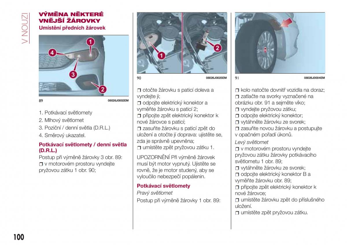 Fiat Tipo sedan navod k obsludze / page 102