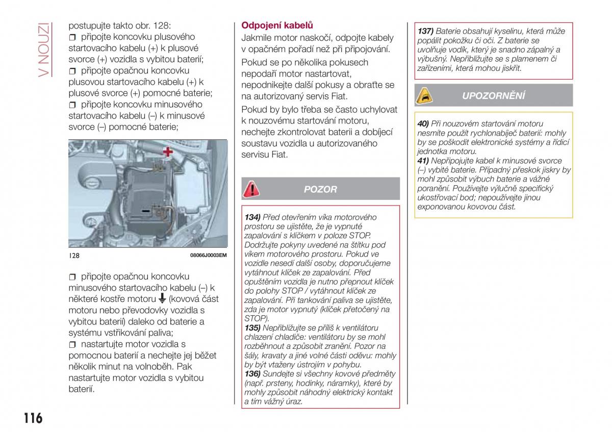 Fiat Tipo sedan navod k obsludze / page 118