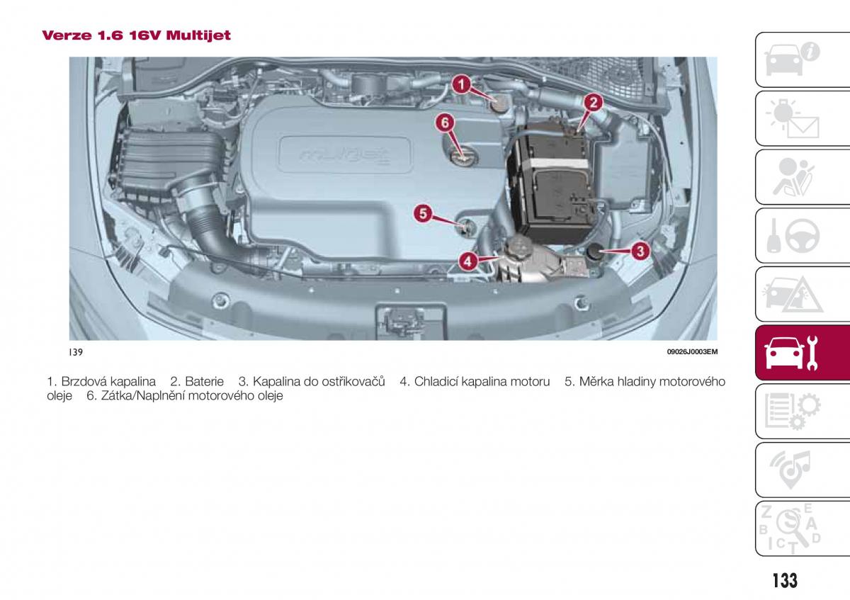 Fiat Tipo sedan navod k obsludze / page 135