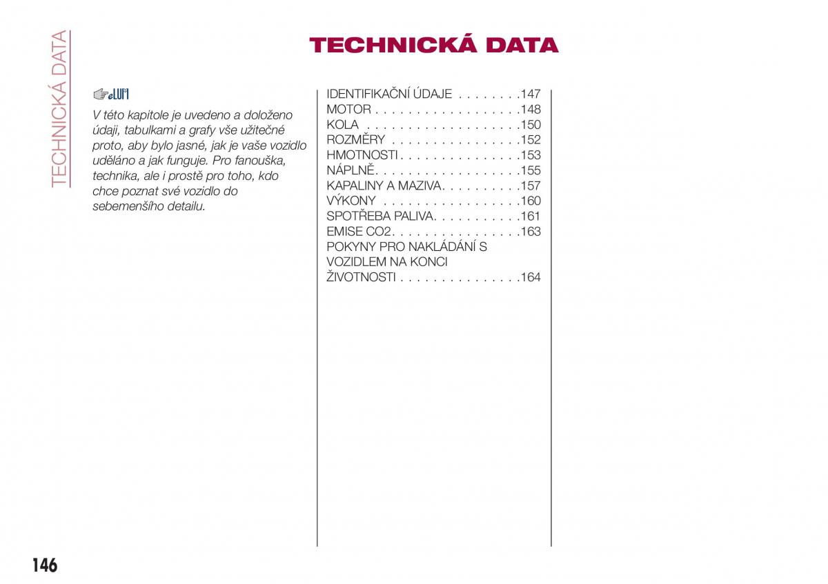 Fiat Tipo sedan navod k obsludze / page 148