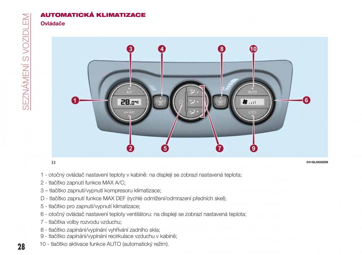 Fiat Tipo sedan navod k obsludze / page 30