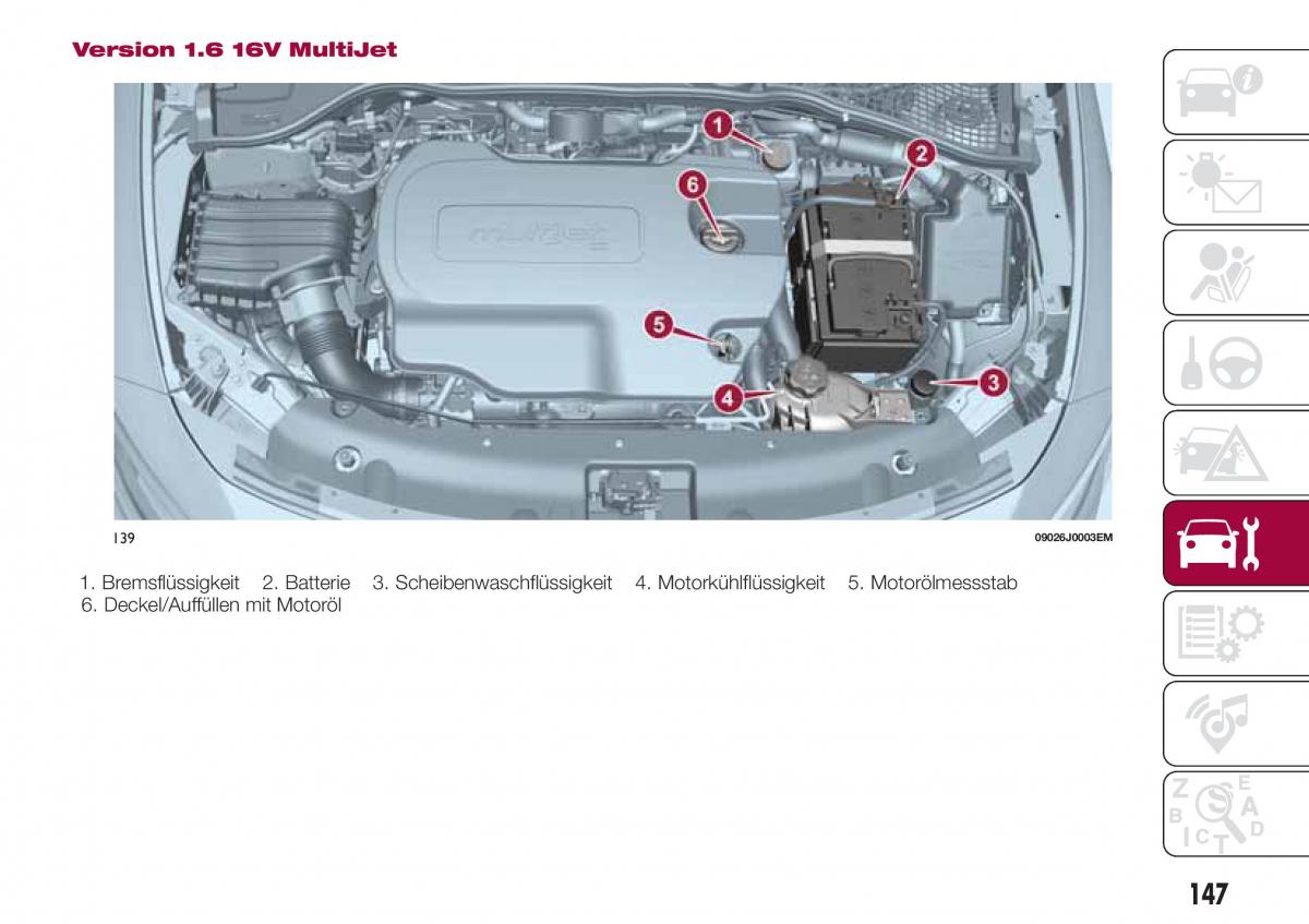 Fiat Tipo sedan Handbuch / page 149