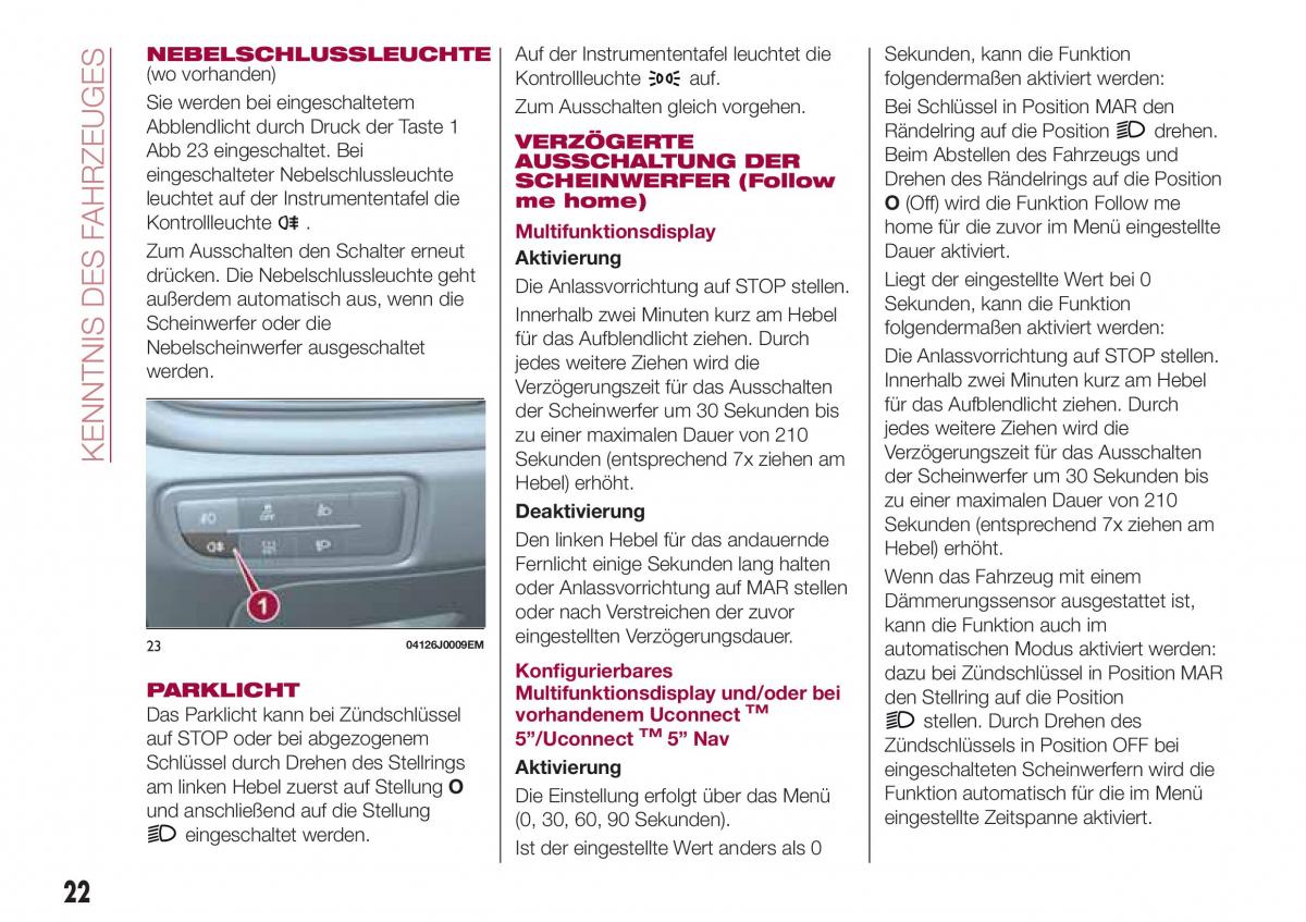 Fiat Tipo sedan Handbuch / page 24