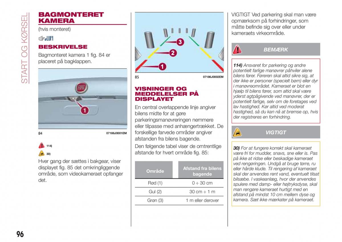 Fiat Tipo sedan Bilens instruktionsbog / page 98