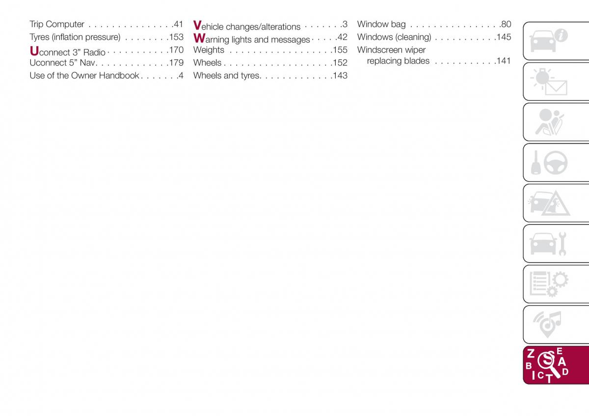 Fiat Tipo sedan owners manual / page 201