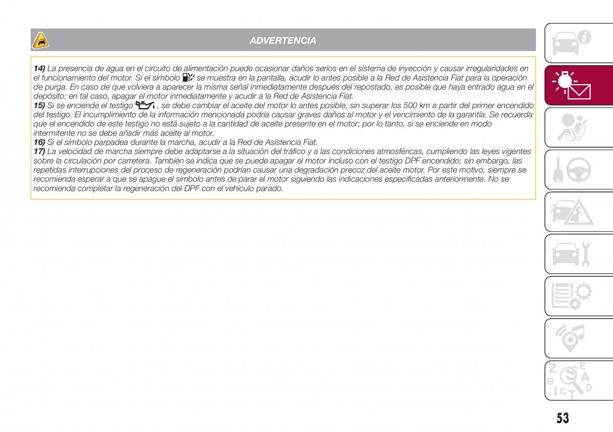 Fiat Tipo sedan manual del propietario / page 55