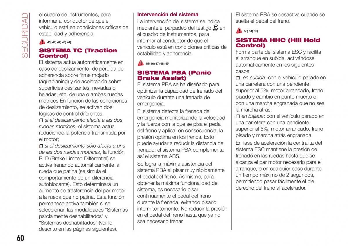 Fiat Tipo sedan manual del propietario / page 62