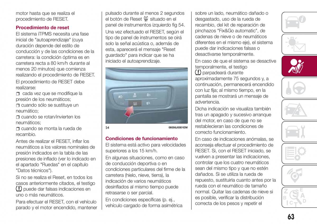 Fiat Tipo sedan manual del propietario / page 65