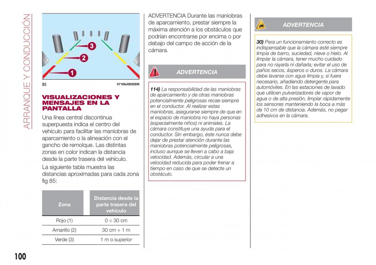 Fiat Tipo sedan manual del propietario / page 102