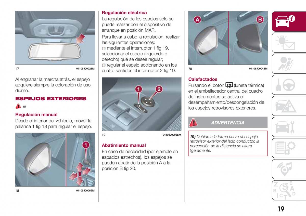 Fiat Tipo sedan manual del propietario / page 21