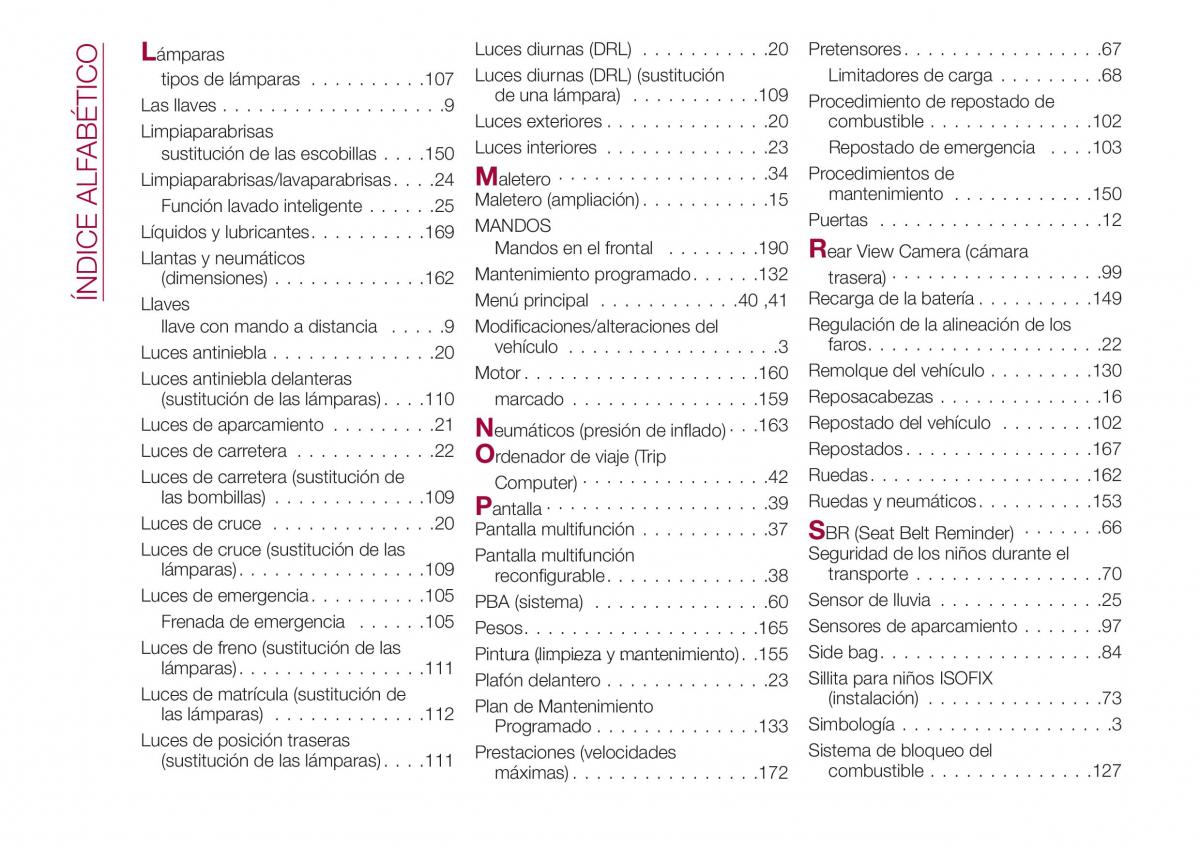 Fiat Tipo sedan manual del propietario / page 220