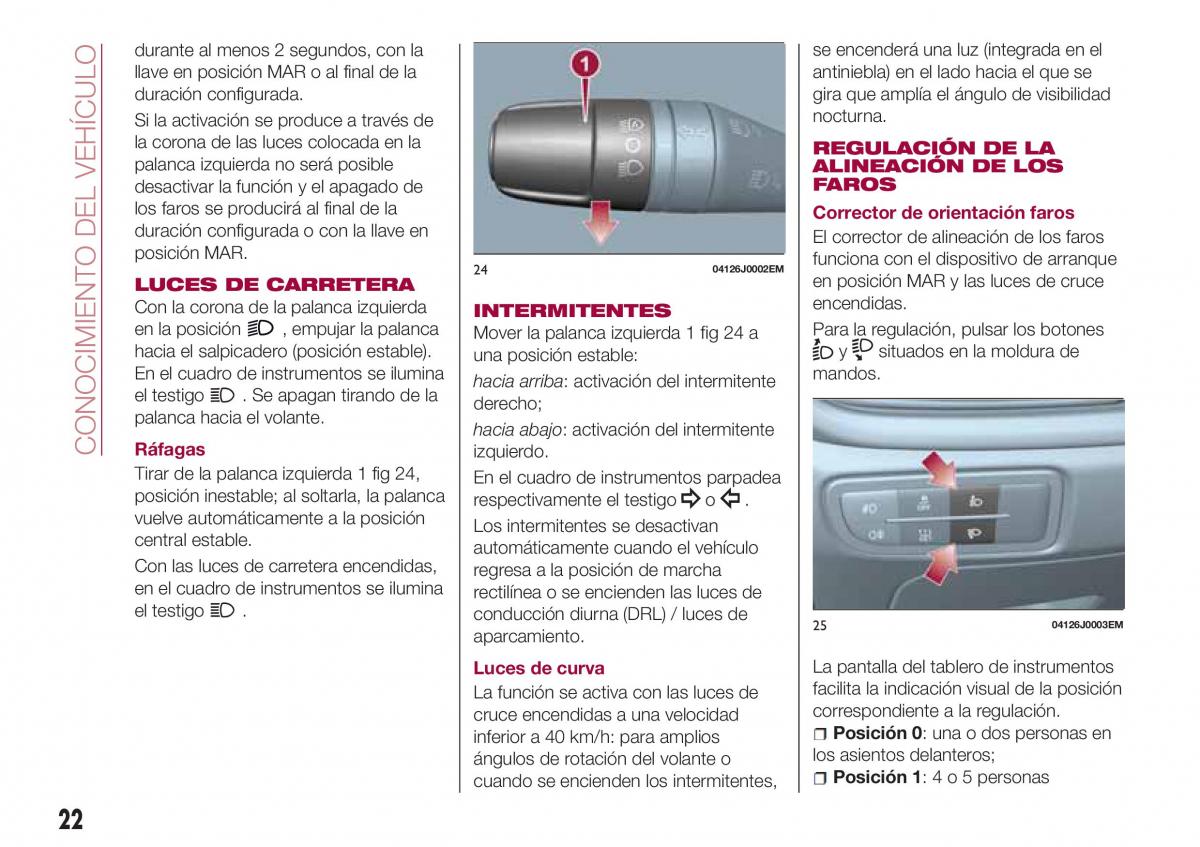 Fiat Tipo sedan manual del propietario / page 24