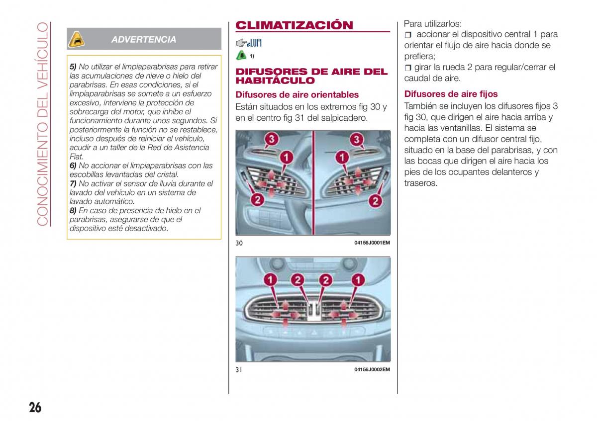 Fiat Tipo sedan manual del propietario / page 28