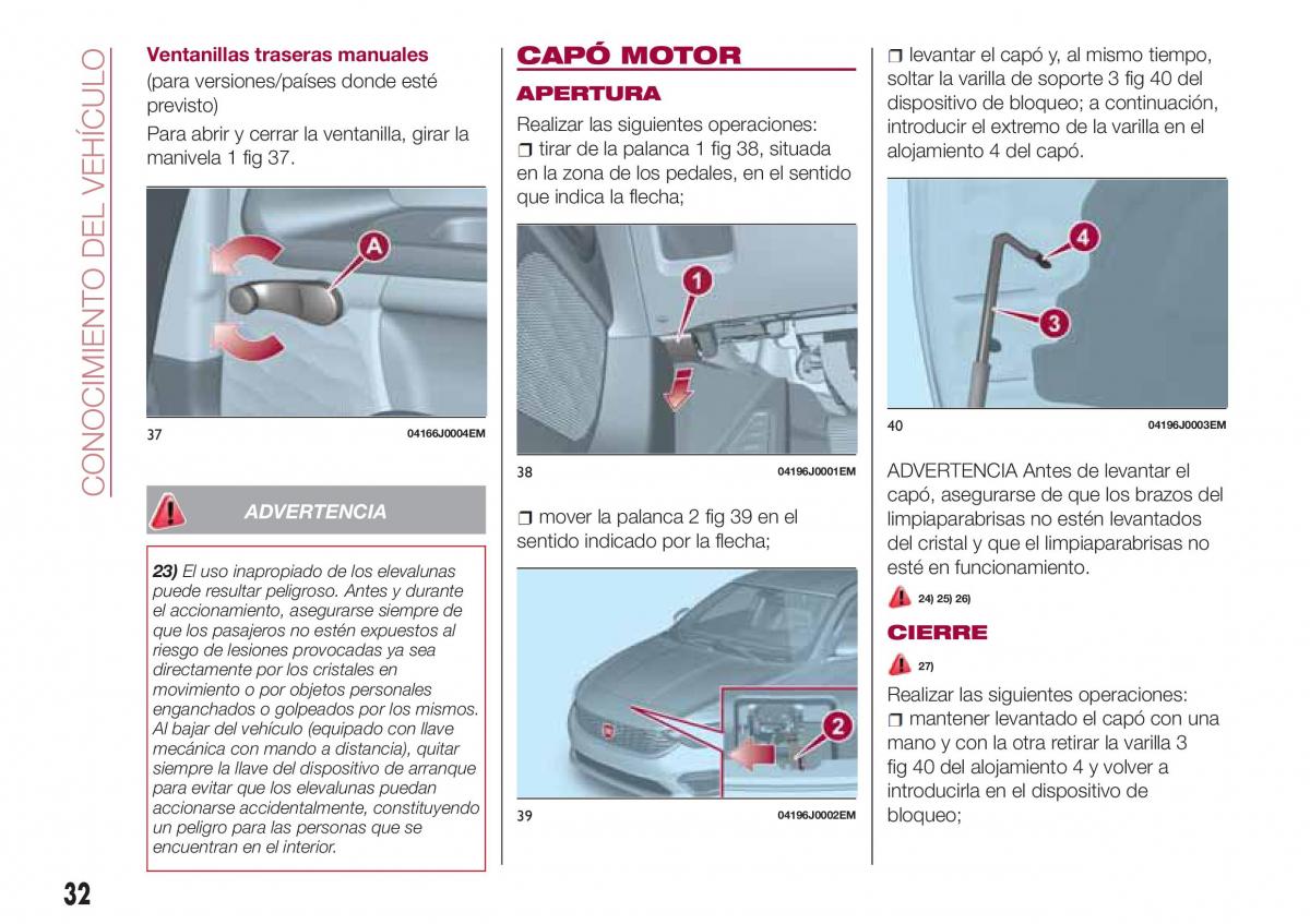 Fiat Tipo sedan manual del propietario / page 34