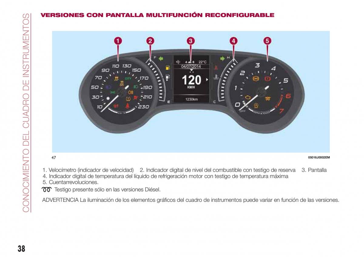 Fiat Tipo sedan manual del propietario / page 40