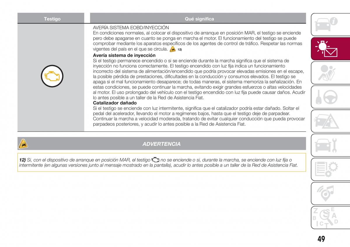 Fiat Tipo sedan manual del propietario / page 51