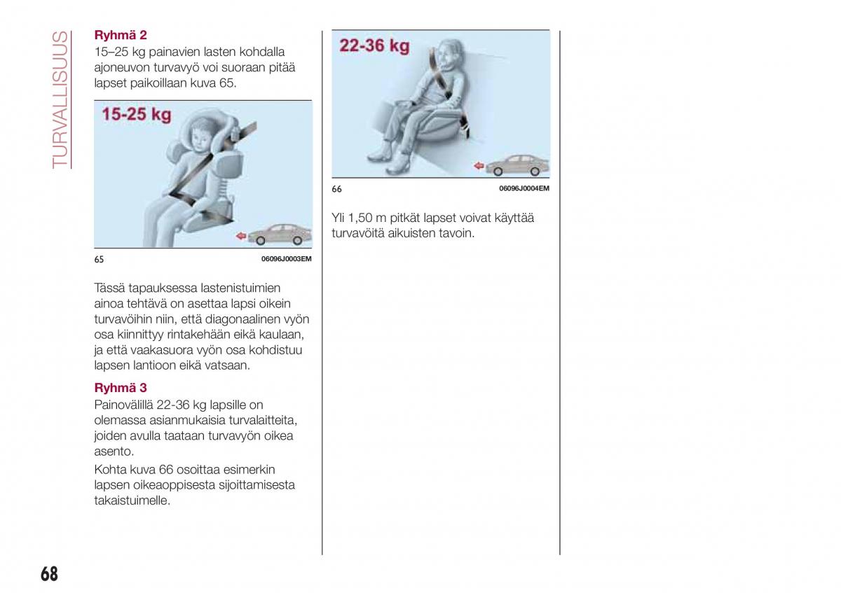 Fiat Tipo sedan omistajan kasikirja / page 70