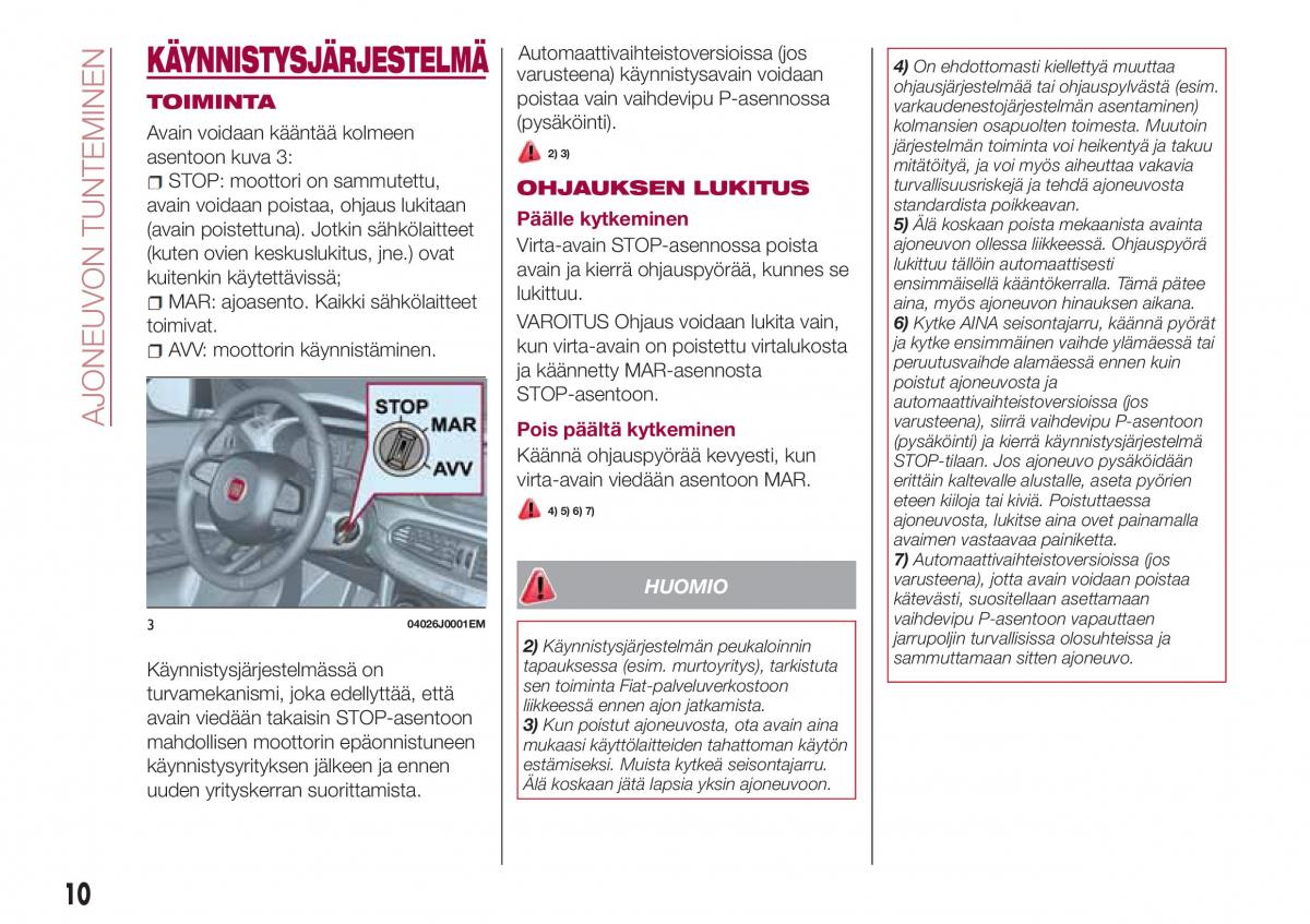 Fiat Tipo sedan omistajan kasikirja / page 12