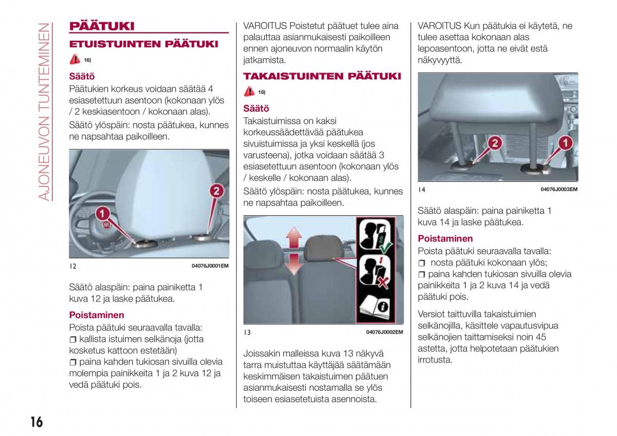 Fiat Tipo sedan omistajan kasikirja / page 18