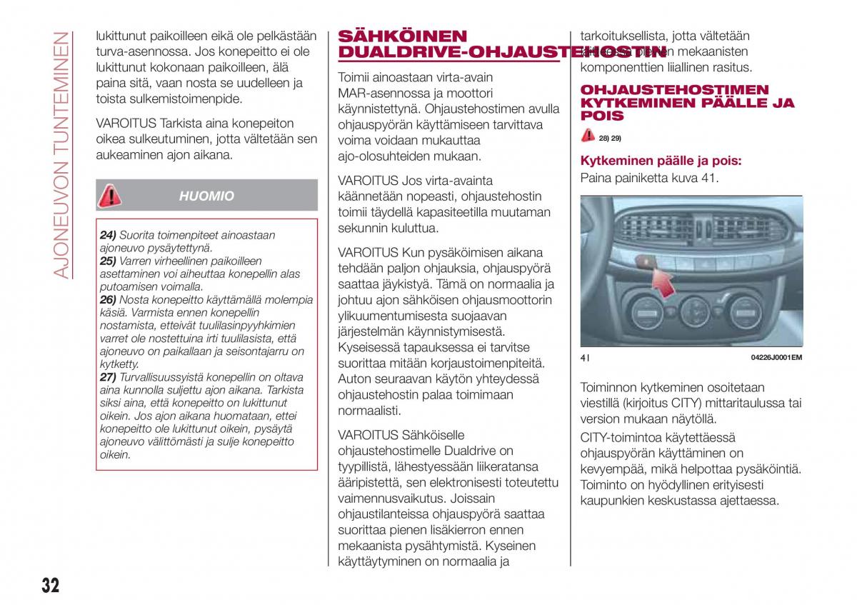 Fiat Tipo sedan omistajan kasikirja / page 34