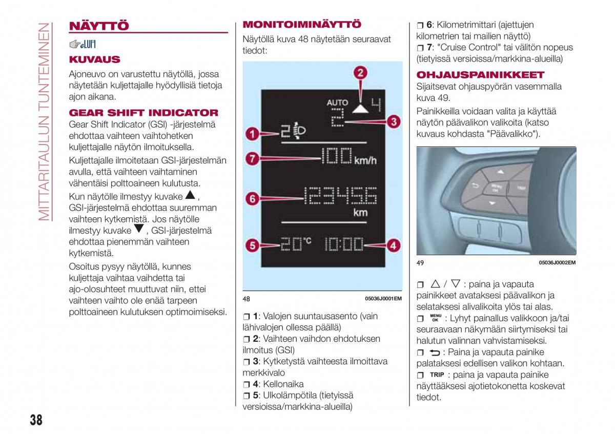 Fiat Tipo sedan omistajan kasikirja / page 40