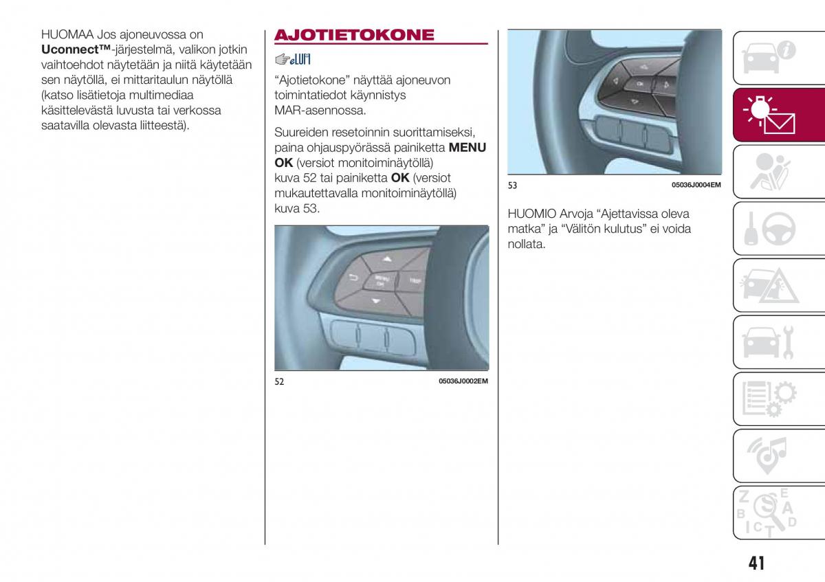 Fiat Tipo sedan omistajan kasikirja / page 43