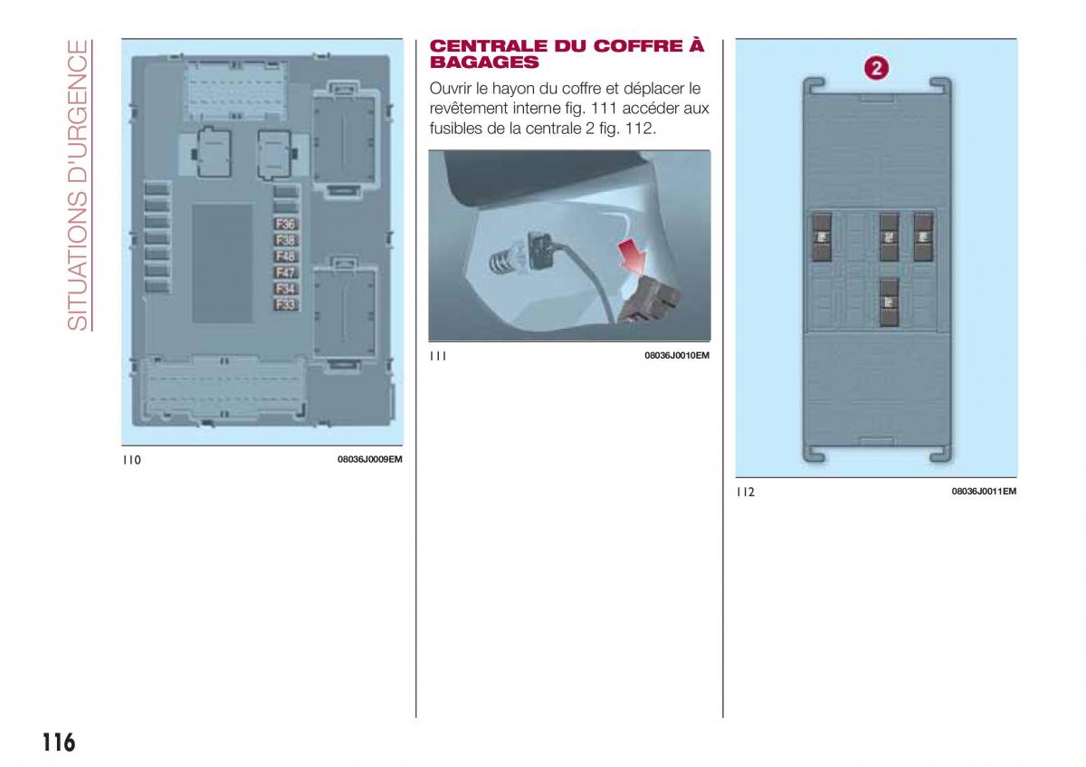 Fiat Tipo sedan manuel du proprietaire / page 118