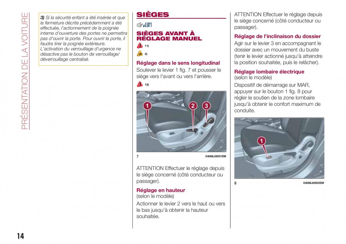 Fiat Tipo sedan manuel du proprietaire / page 16