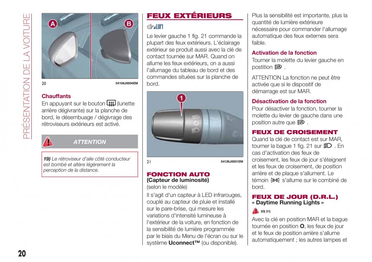 Fiat Tipo sedan manuel du proprietaire / page 22