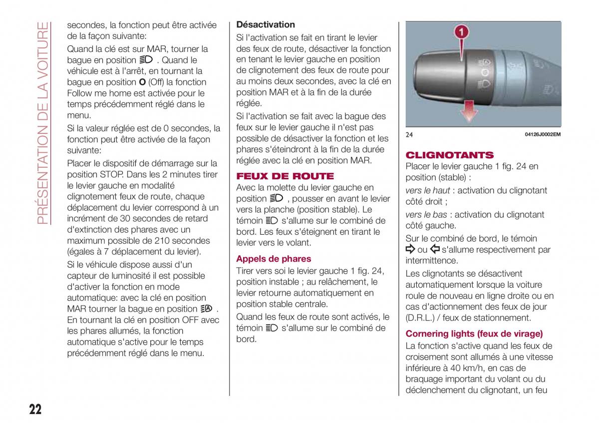 Fiat Tipo sedan manuel du proprietaire / page 24