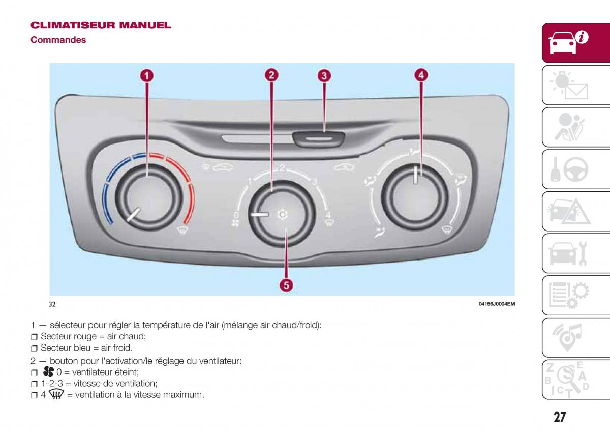 Fiat Tipo sedan manuel du proprietaire / page 29