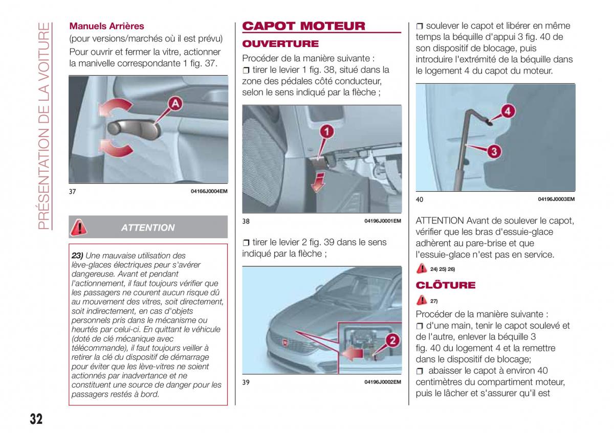 Fiat Tipo sedan manuel du proprietaire / page 34