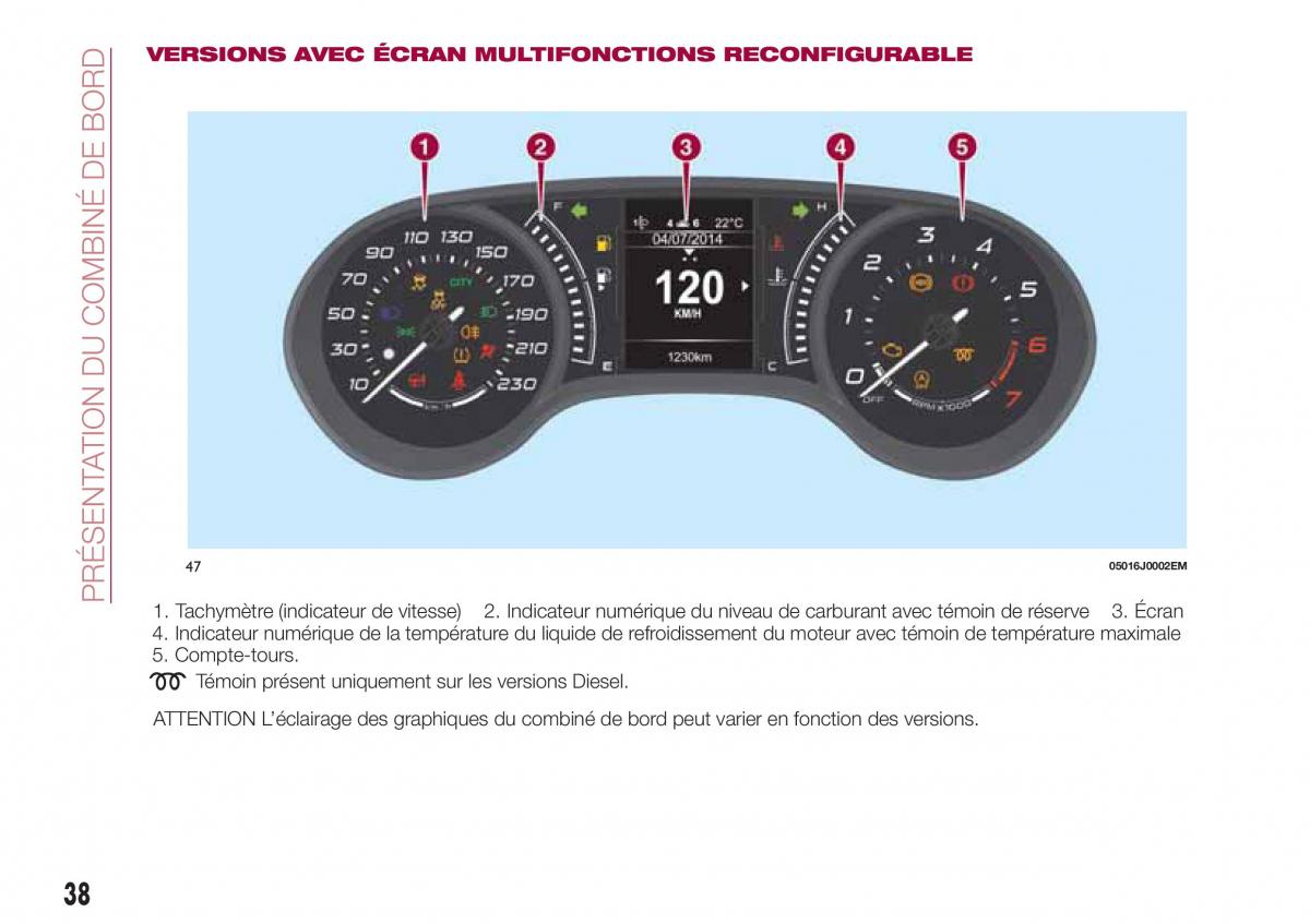 Fiat Tipo sedan manuel du proprietaire / page 40