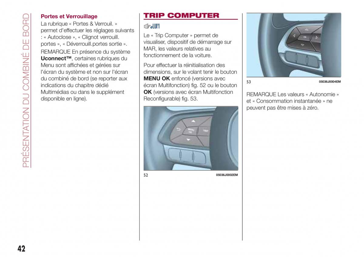 Fiat Tipo sedan manuel du proprietaire / page 44