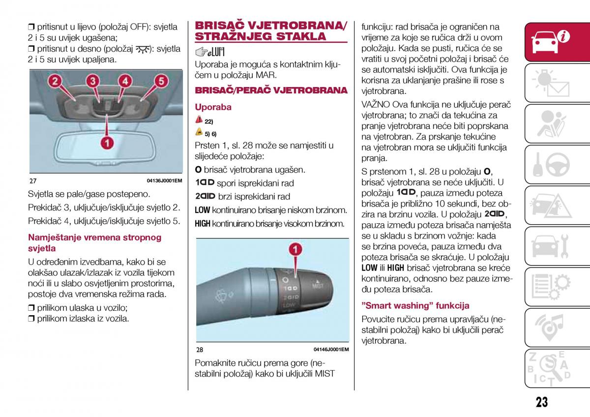 Fiat Tipo sedan vlasnicko uputstvo / page 25