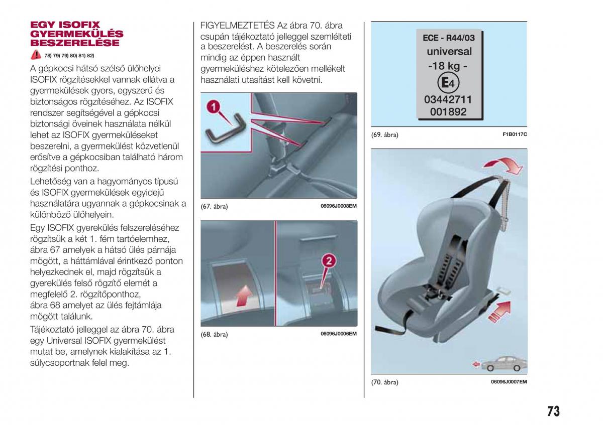 Fiat Tipo sedan Kezelesi utmutato / page 75