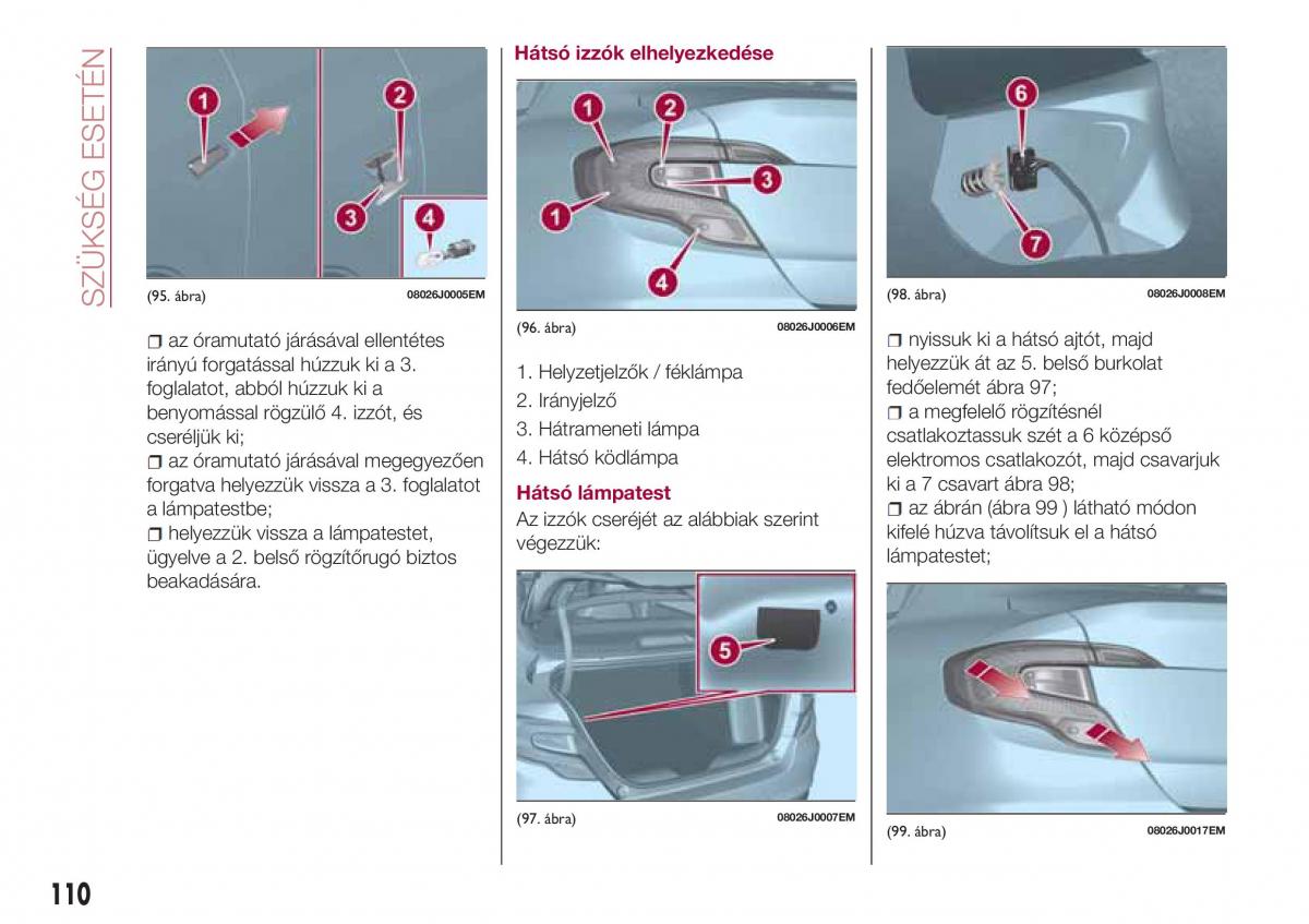 Fiat Tipo sedan Kezelesi utmutato / page 112