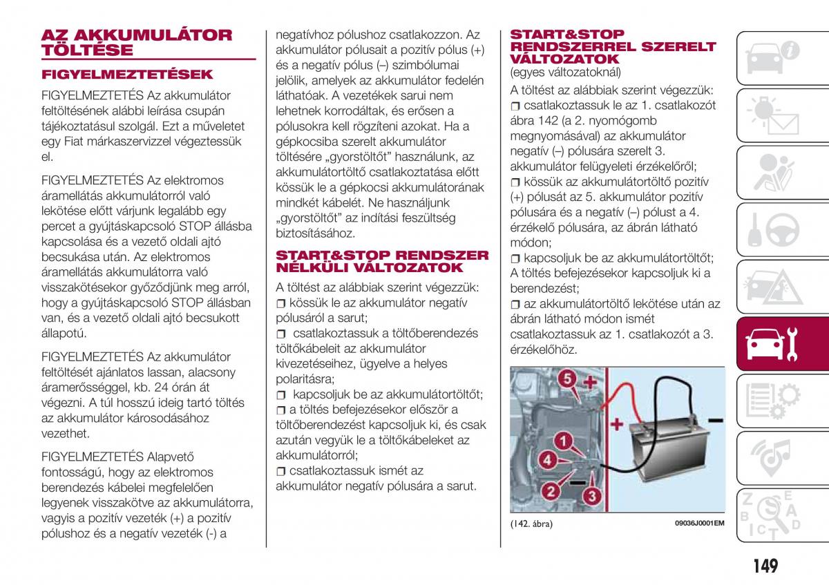 Fiat Tipo sedan Kezelesi utmutato / page 151