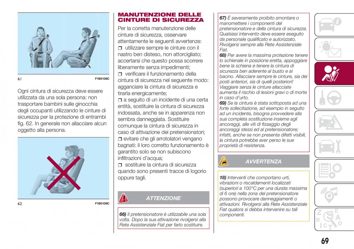 Fiat Tipo sedan manuale del proprietario / page 71