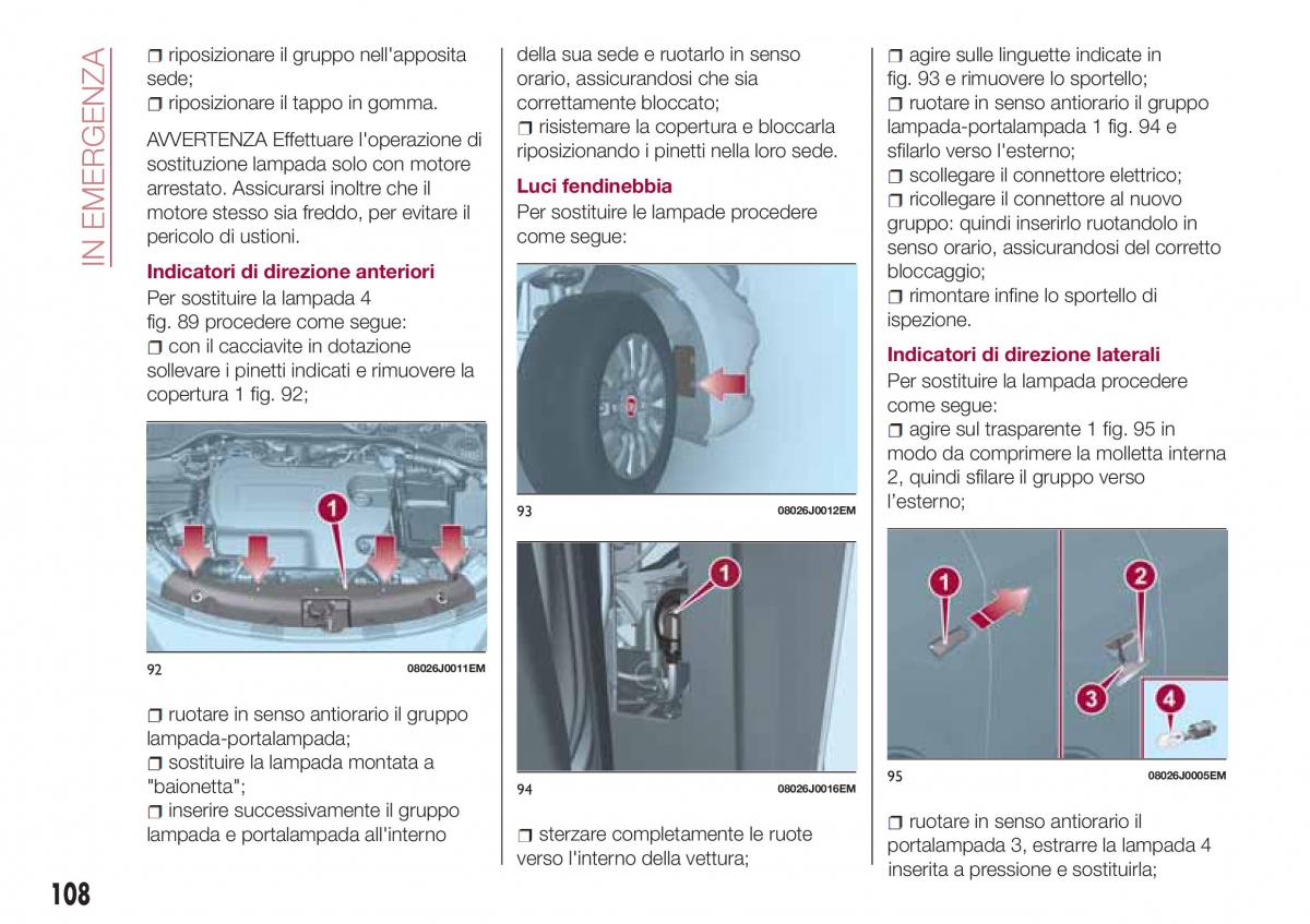 Fiat Tipo sedan manuale del proprietario / page 110