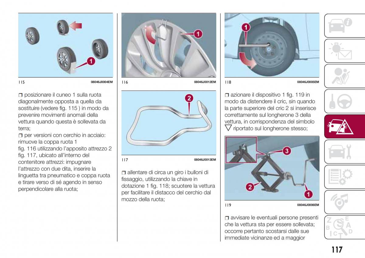 Fiat Tipo sedan manuale del proprietario / page 119